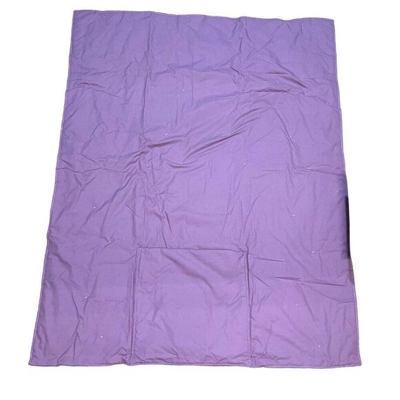 Handmade Patchwork Pillow quilt Quillow Sunbonnet Sue Lavender Purple Cozy NEW - Picture 7 of 8